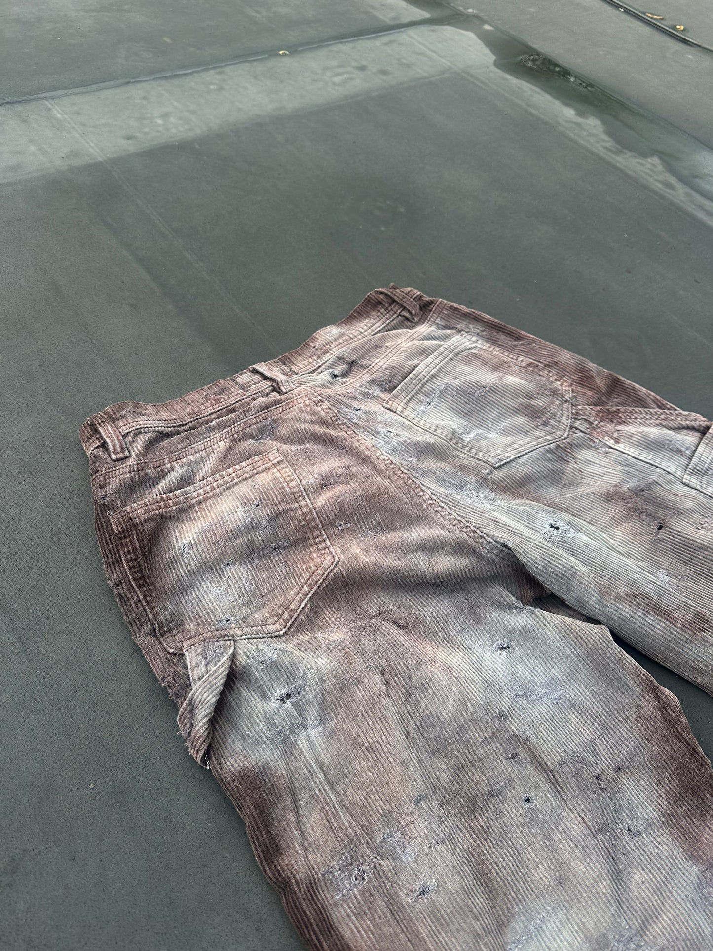 Bleach Dye Corduroy