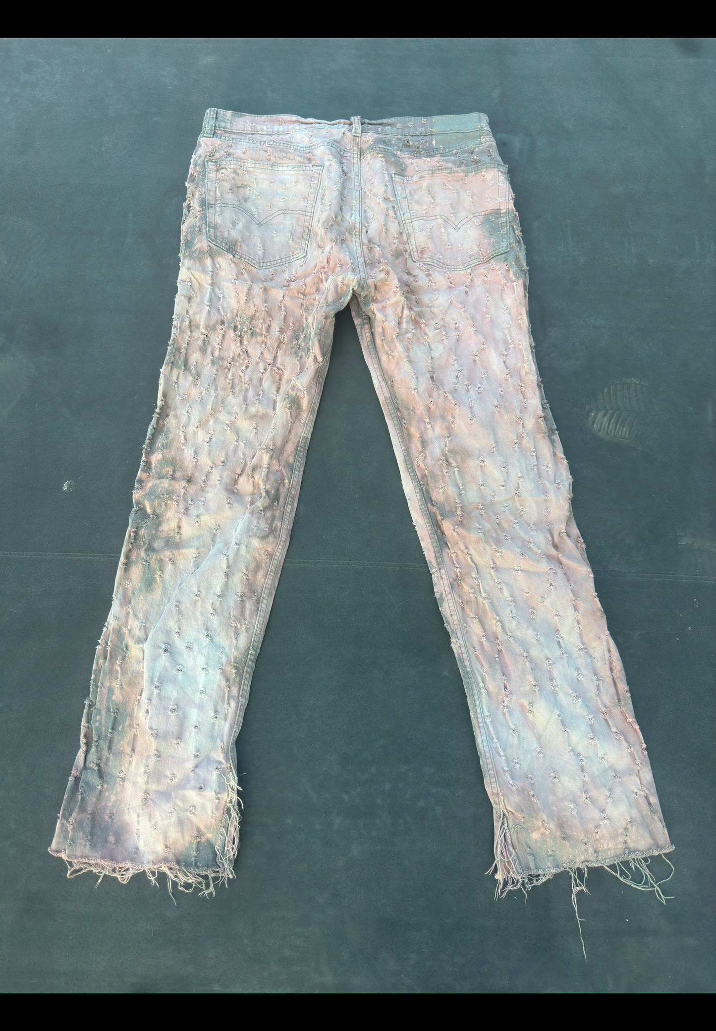 Ravaged Bleach Dye DENIM