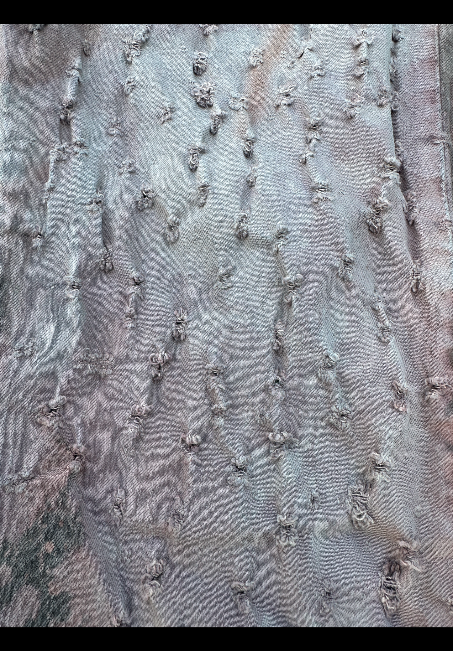 Ravaged Bleach Dye DENIM